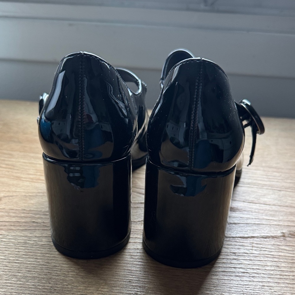 Dream pairs Elegant Black Mary Jane Heels size 9.5 - Picture 2 of 6